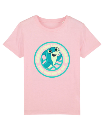 Funny Shark Joke Cotton Pink