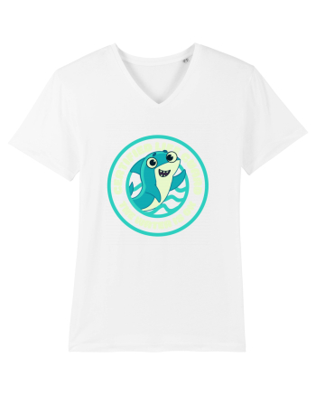 Funny Shark Joke White