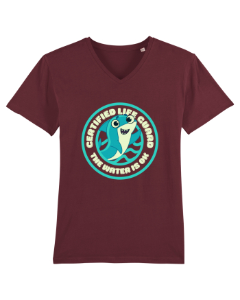 Funny Shark Joke Burgundy