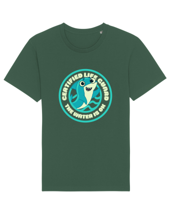 Funny Shark Joke Bottle Green