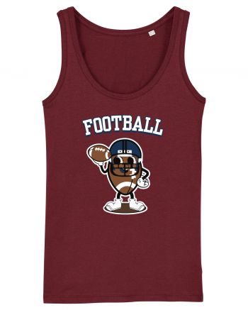 Mascota Fotbal American Burgundy