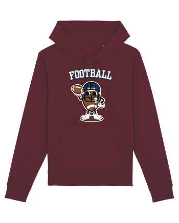 Mascota Fotbal American Burgundy