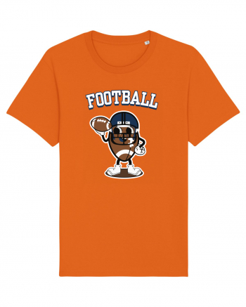 Mascota Fotbal American Bright Orange