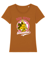 Mascota Baseball Tricou mânecă scurtă guler larg fitted Damă Expresser