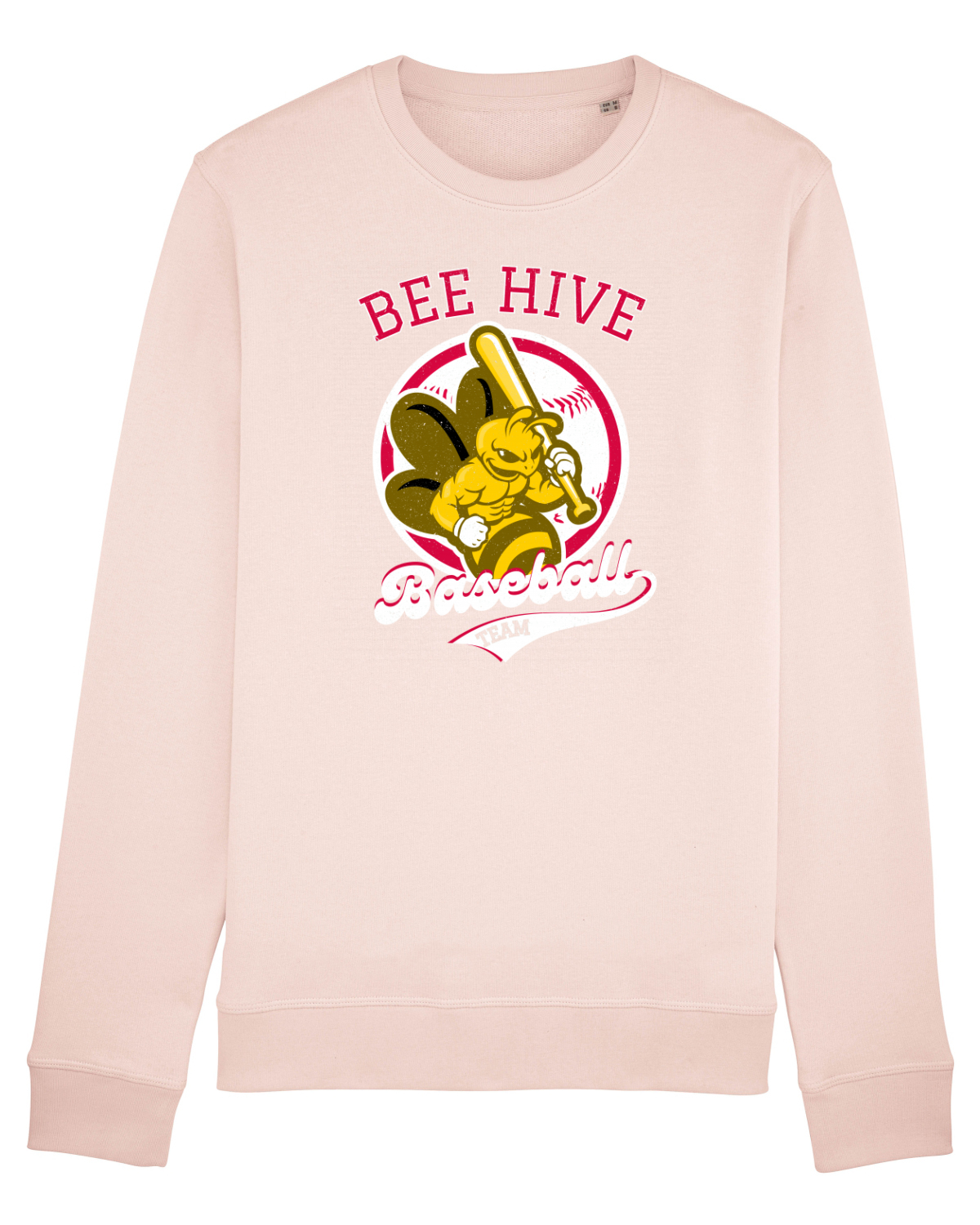 Bluză mânecă lungă Unisex Rise Candy Pink