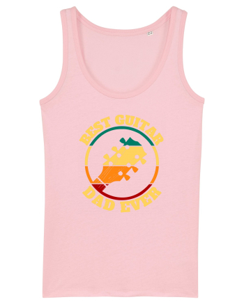 Best Guitar Dad Ever Cotton Pink