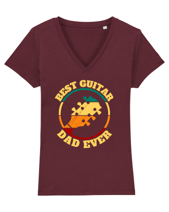 Best Guitar Dad Ever Burgundy