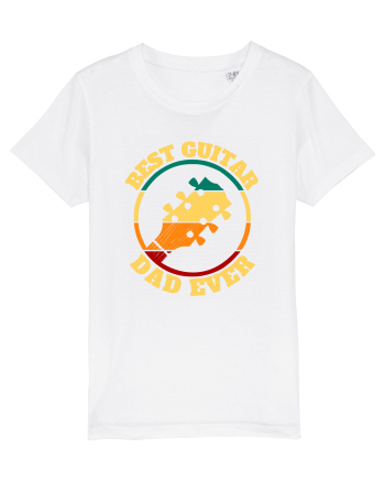 Best Guitar Dad Ever White
