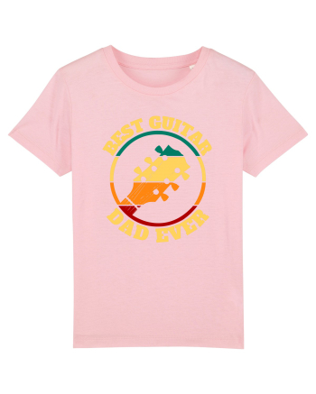 Best Guitar Dad Ever Cotton Pink