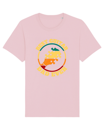 Best Guitar Dad Ever Cotton Pink