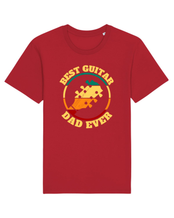 Best Guitar Dad Ever Red
