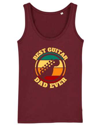 Best Guitar Dad Ever Burgundy