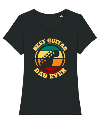 Best Guitar Dad Ever Black