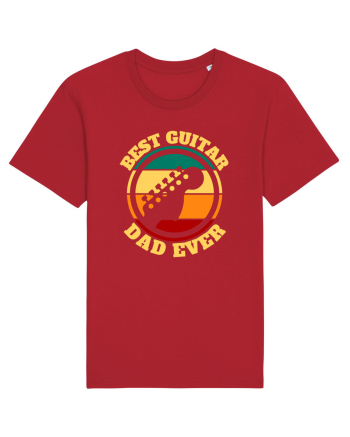 Best Guitar Dad Ever Red