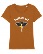 Mascota Baseball Tricou mânecă scurtă guler larg fitted Damă Expresser