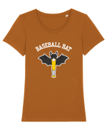 Mascota Baseball Tricou mânecă scurtă guler larg fitted Damă Expresser