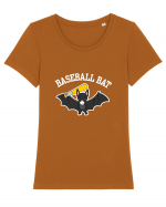 Mascota Baseball Tricou mânecă scurtă guler larg fitted Damă Expresser