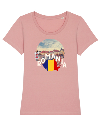 Romania Brasov etno logo Canyon Pink