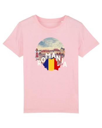 Romania Brasov etno logo Cotton Pink