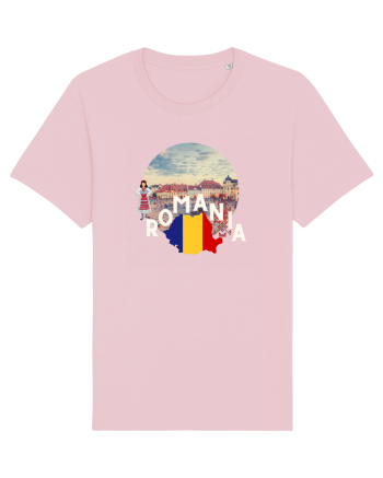 Romania Brasov etno logo Cotton Pink