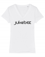 jukebox Tricou mânecă scurtă guler V Damă Evoker