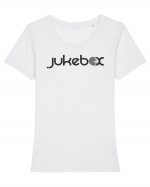 jukebox Tricou mânecă scurtă guler larg fitted Damă Expresser