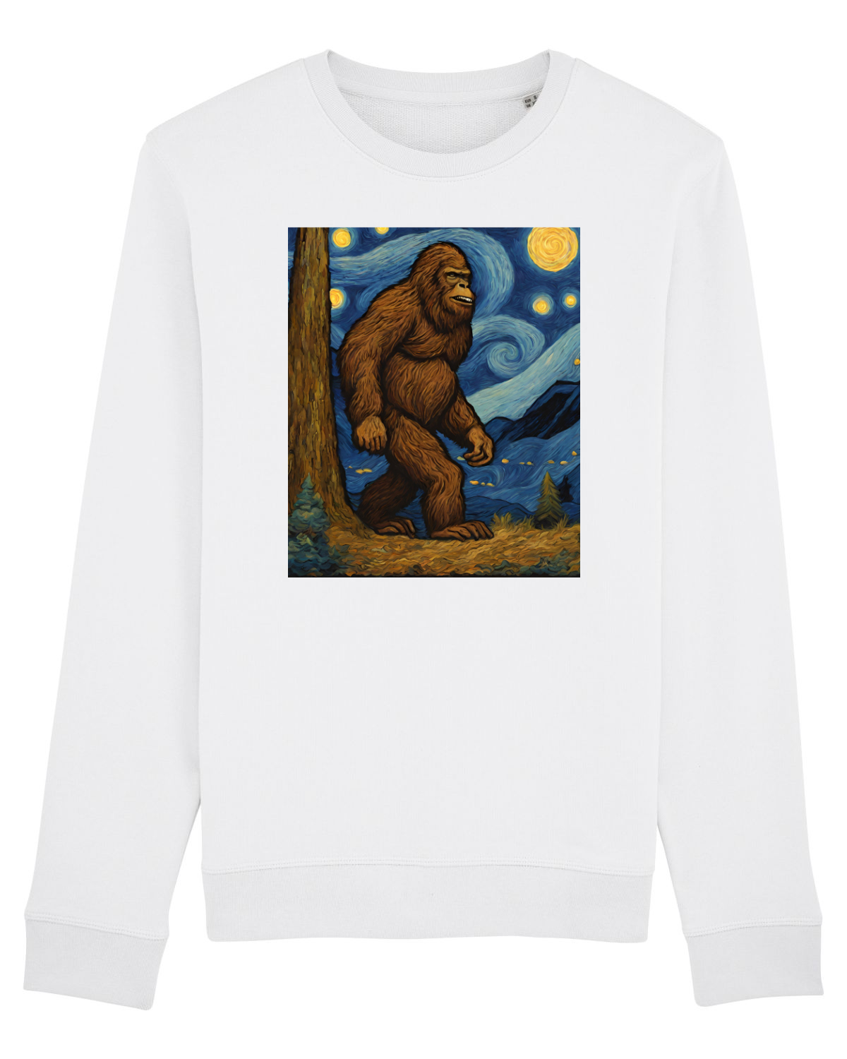 Bluză mânecă lungă Unisex Rise White