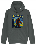 Stary Night Bigfoot Hanorac cu fermoar Unisex Connector