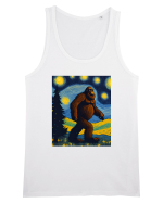 Stary Night Bigfoot Maiou Bărbat Runs