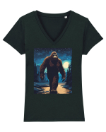 Stary Night Bigfoot Tricou mânecă scurtă guler V Damă Evoker