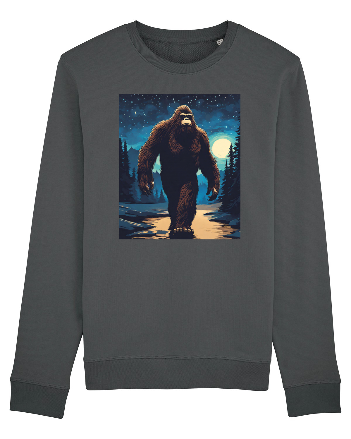 Bluză mânecă lungă Unisex Rise Anthracite