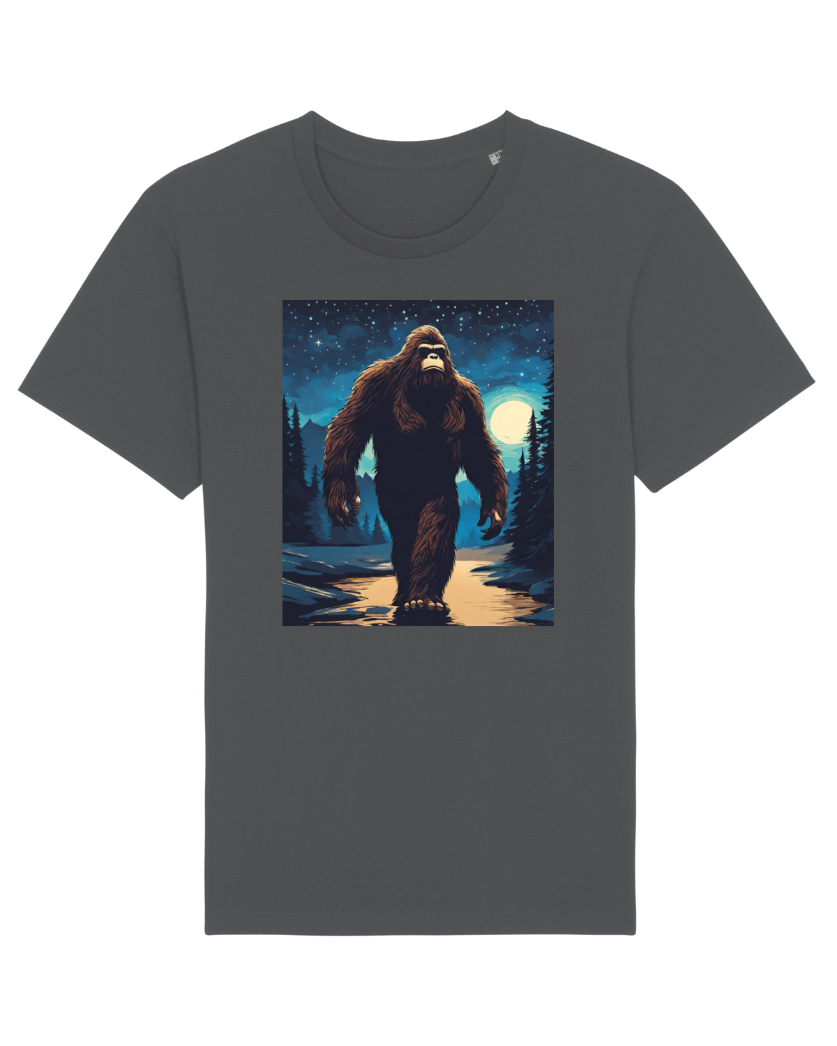 Tricou mânecă scurtă Unisex Rocker Anthracite