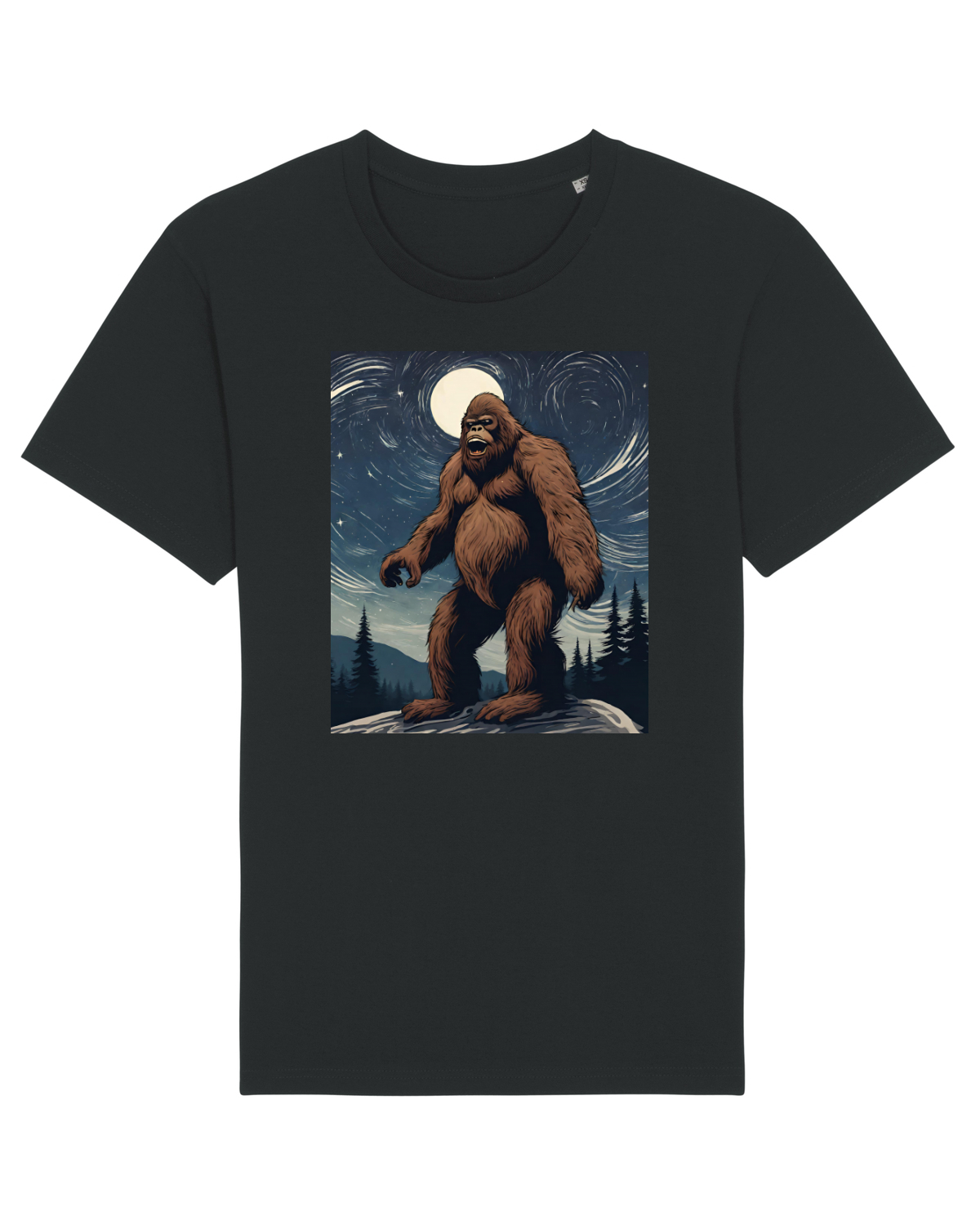 Tricou mânecă scurtă Unisex Rocker Black