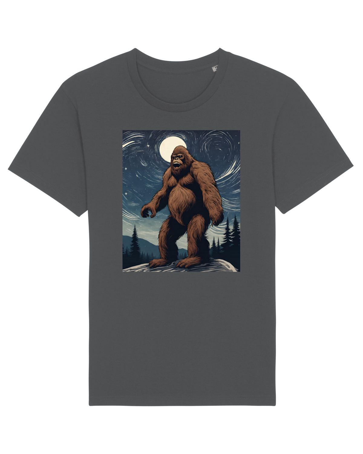 Tricou mânecă scurtă Unisex Rocker Anthracite