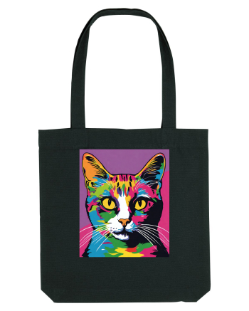 Pop Art  Cat Black