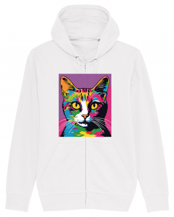 Pop Art  Cat White