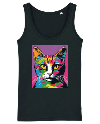 Pop Art  Cat Black