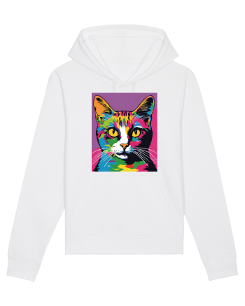 Pop Art  Cat White