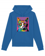 Pop Art  Cat Hanorac Unisex Drummer