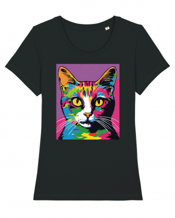 Pop Art  Cat Black