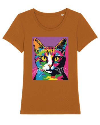 Pop Art  Cat Roasted Orange