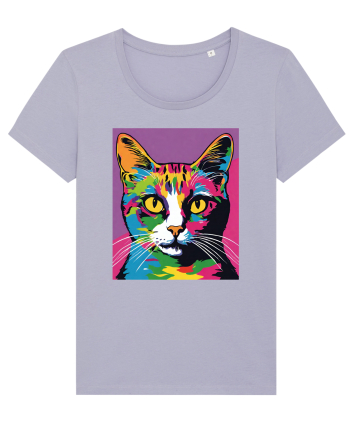 Pop Art  Cat Lavender