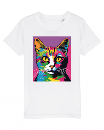 Pop Art  Cat White