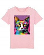 Pop Art  Cat Tricou mânecă scurtă  Copii Mini Creator