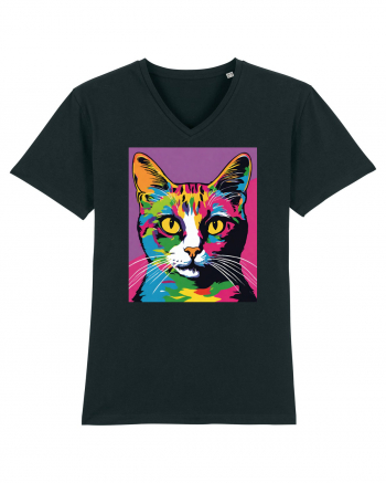 Pop Art  Cat Black