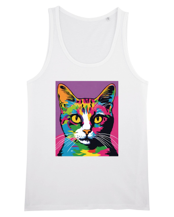 Pop Art  Cat White