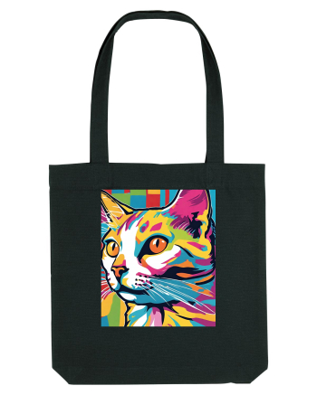 Pop Art  Cat Black