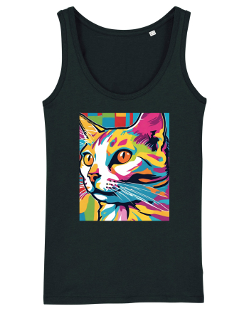 Pop Art  Cat Black