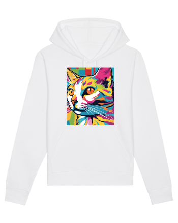 Pop Art  Cat White