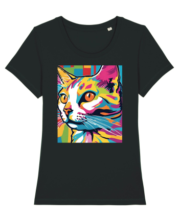 Pop Art  Cat Black